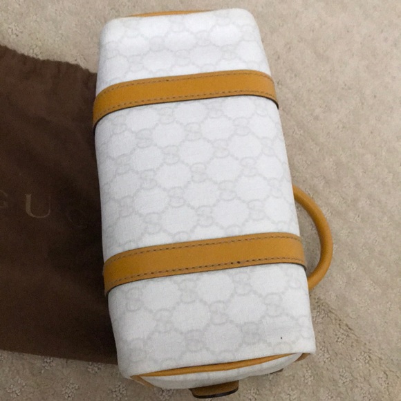 Gucci White and Yellow top handle mini bag - Picture 5 of 5